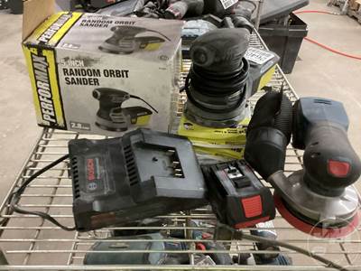 Bosch GEX18V-5 Cordless Sander With (2) Batterys And Charger, Performax 5"