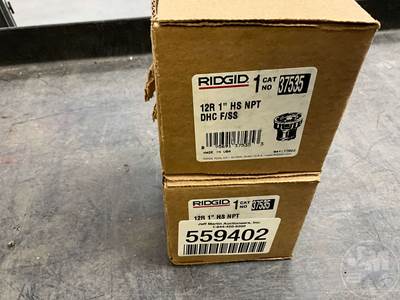Ridgid Dies, QTY (2) 1" Dies