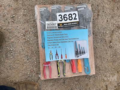 Unused Tool Set  Nine Piece Tool Set, Eight Piece Tool Set Assorted Pipe