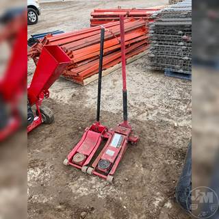 (2) Floor Jacks, (1) @ 5 Ton & (1) @ 3 Ton