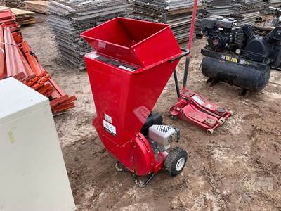 Portable Wood Chipper, Gas Cartridge, 11.5HP