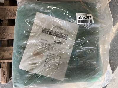Unused  10â€™X20â€™ Canvas Tarpulins, Â 10 Oz. Mildew/Water Resistant- Green