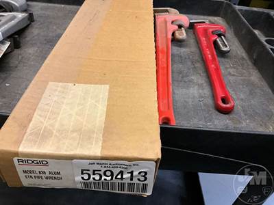 Ridgid Pipe Wrenches, 36",24", 18" Pipe Wrench