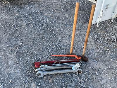 Pipe Wrench, Spud Wrench, Hack Saw, Sledde Hammer, Various Wrenches