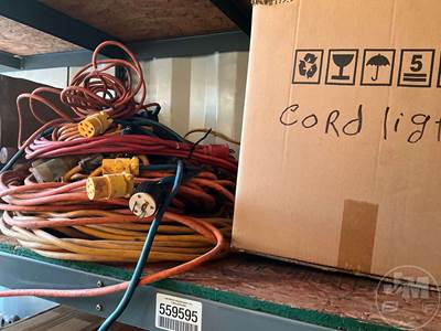 Lot Of Extension Cords, String Lights