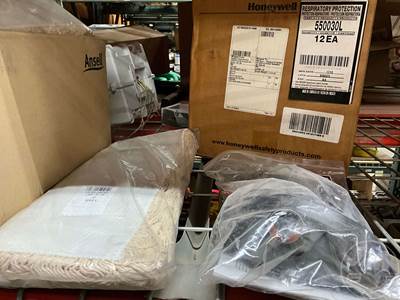 Gloves, Dust Mop Heads, Respiratory Protection, *** Shelf Not Included***