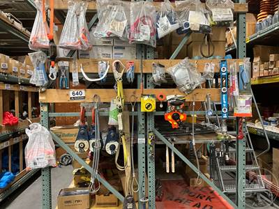 Level, Tape Measure, Hammers, Safety Items, Cable Double Loop*** Shelve Not
