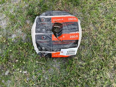 Unused  Roll Of 12-2 Wire, Â Roll Of 12/2 Nm-B Wire