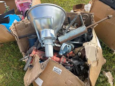 Pallet Of Misc Hand Tools, Â Pneumatic Hand Tools, Shop Light, Gages