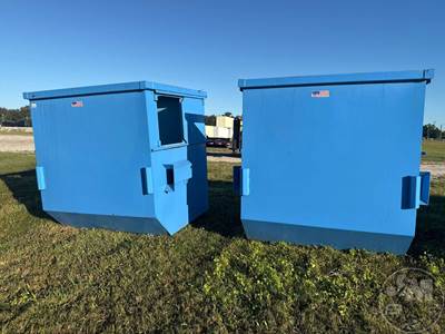 Dumpster QTY (2), Â 79.5"H X 65.5"W X 72"L