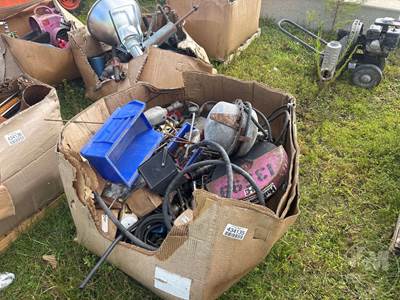 Pallet Of Misc Hand Tools, Â Welding Supplies, Turch, Pneumatic Hand Tools