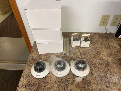 3 Unused Revo 600TVL Dome Cameras,