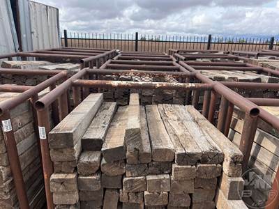 4 Racks Of Approx 80 Oak Skids Each,