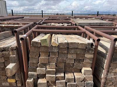 4 Racks Of Approx 80 Oak Skids Each,