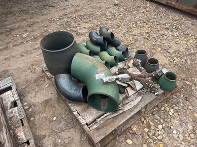 Pallet Of 4 Pipe Reducers & 11 Pipe Elbows, Â