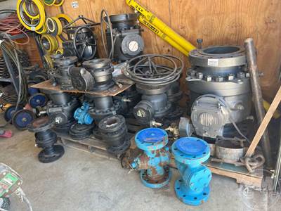 QTY Of Valves & Valve Covers, 4 In., 6 In. 8 In. & 12 In. Valves