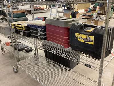 Storage Boxes & Contents, Â (9) Boxes Some Have Hardware