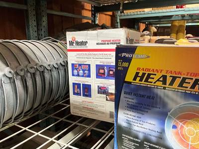 Buckets, MR. Heater, Flags,Basic Torch, Propane Bottles For Torch,