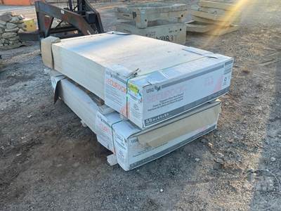 QTY Of (2) Pallets Gypsum-Fiber ROOf Board Panels, 5/8" X 4' X 8'