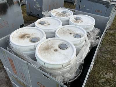QTY Of (12) 5 Gal Buckets Of Food Grade Compressor Lube