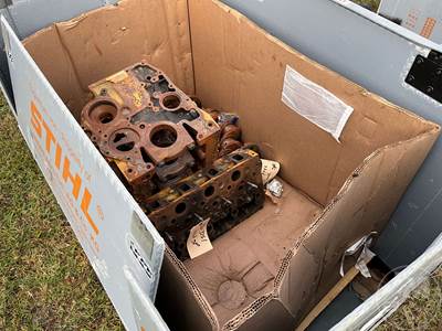 CAT C3.4 Block, Head & Crank Core, Part # 3503751, 3503745, 3503746