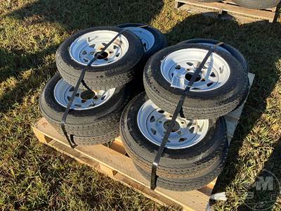 QTY Of (10) Taskmaster 4.80-12 Tires W/ Wheels, 5 Lug