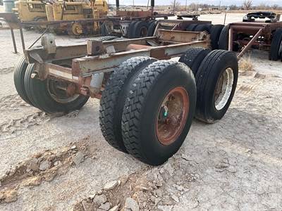 Pair Of Axles Trailer Axle Slider, Trailer Axle Slider Frame With Axles And