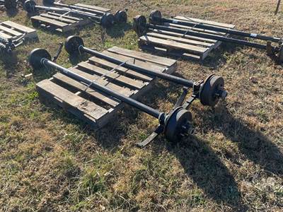 2 Pair Of Axles 89/74, (5) Lug, 3500LB Axle Weight