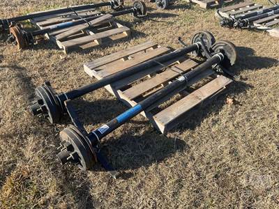 2 Pair Of Axles 85/70, (6) Lug, 5200LB Axle Weight