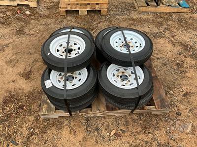 QTY Of (10) 4.80-12 Wheels/Tires, Â