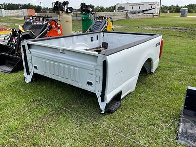 Used 8FT Pickup Bed with Bumper, Fits 2023-2025 Ford 8FT SRW with Side Step