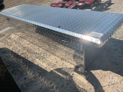 Stainless Steel Tool Box. With Content -Â 71" Overall Length, 60" Body (Between