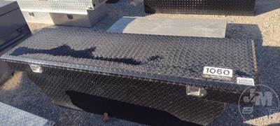 Tool Box, Black Diamond Plate Bed Rail Mount Tool Box