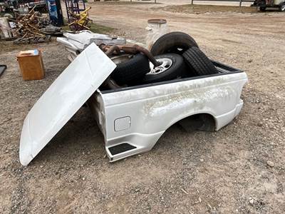 Ford Ranger Truck Bed, Hood, (4) Tires W/ Rims, & Exhaust, Tire Size 255/70R16,