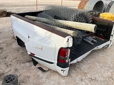 Dodge Truck Bed Dully With Chain Link Fence