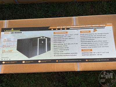 LANDHONOR 6'X8' METAL SHED LHR-MS0608 Mobile Home