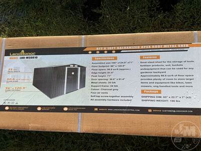 LANDHONOR 6'X8' METAL SHED LHR-MS0608 Mobile Home