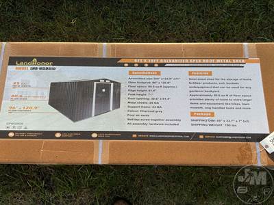 LANDHONOR 8'X10' METAL SHED LHR-MS0810 Mobile Home