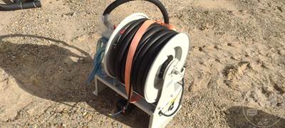 Pump, Electric Fuel Pump With Hose Reel/ High Flow Meter