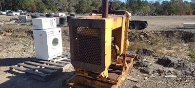 Skid Mount Pump, Deere, 4 Cyl, Diesel, Hour Meter Reads: 4425