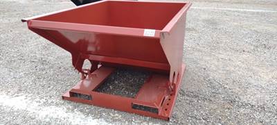 Unused KC Standard Duty 1.5 CY Capacity Dumping Hopper, Fork Pockets