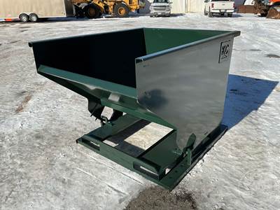 Unused KC Standard Duty 2 CY Capacity Dumping Hopper, Fork Pockets