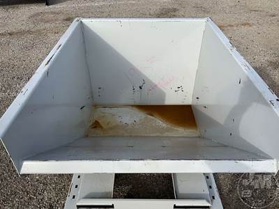 Unused KC Standard Duty 2 CY Capacity Dumping Hopper, Skid Steer Mount