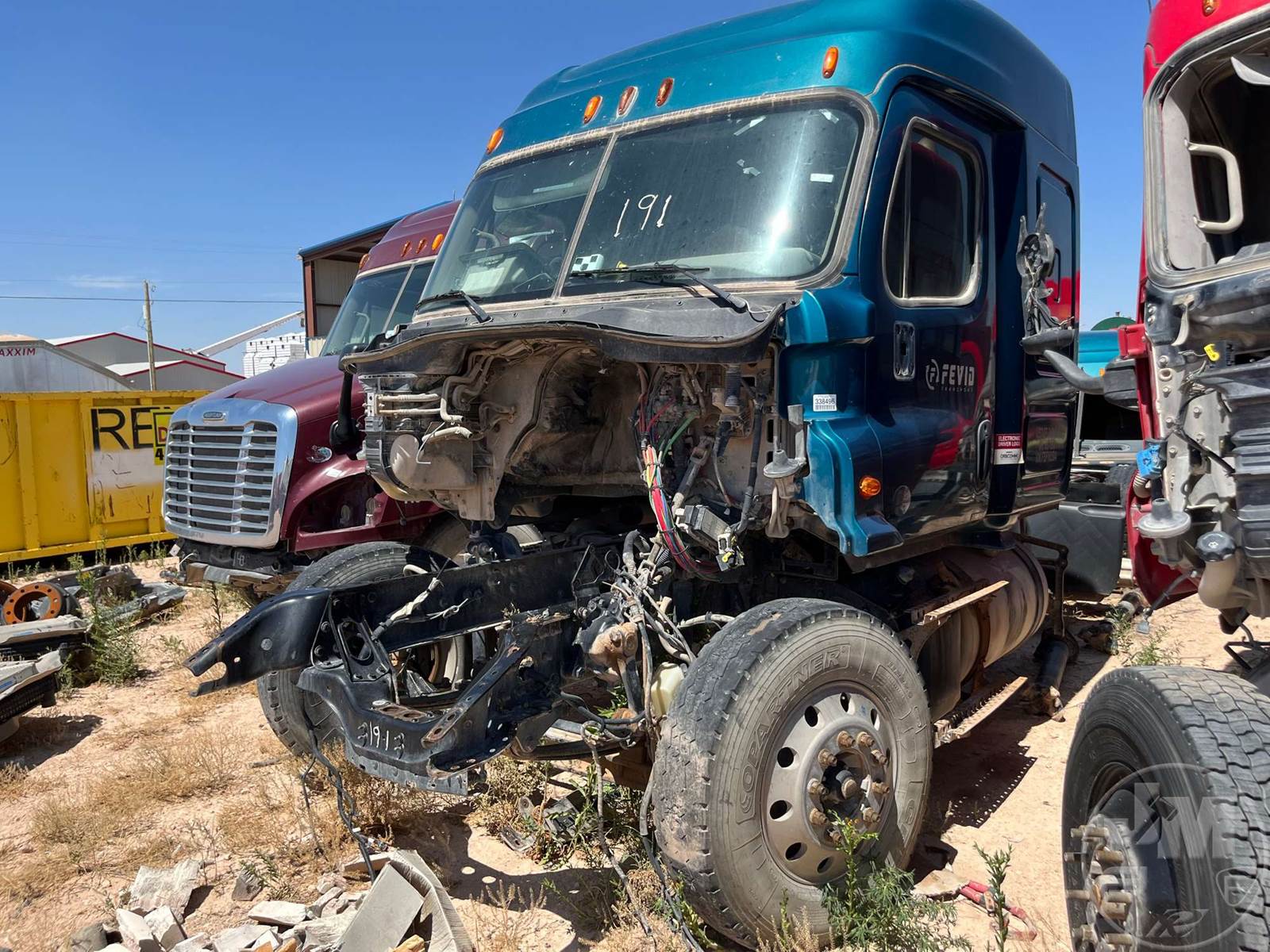 2015 Freightliner Cascadia 113 Salvage Truck For Sale Midland, TX