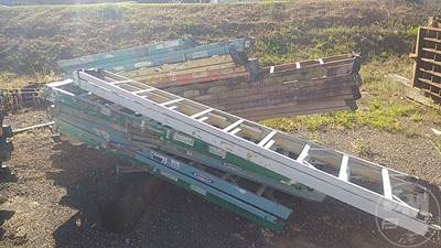 Lot Of (13) Fiberglass A-Frame Ladders