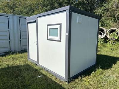 10'  Container, Office Container, Side Entry Door, Wood Floor