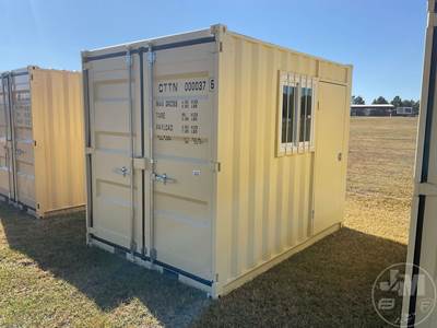 10'  Container, Storage, Side Entry Door, Wood Floor