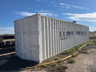 40'  Container, Storage, Wood Floor, W/ Contents, Contents Include: Clevises,