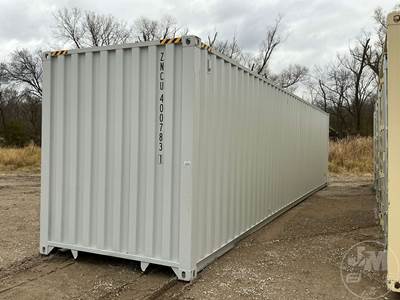 40' High Cube Container, 2 Side Doors, Wood Floor
