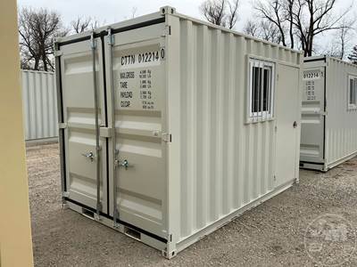 12'  Container, Rear Storage, Side Entry Door